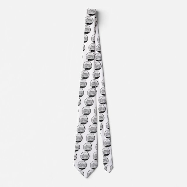 Cravate Quartier d'État de l'Iowa Reverse Side Faux (Devant)