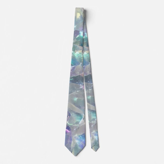 Cravate Quartz Crystal Sparkly Motif (Devant)