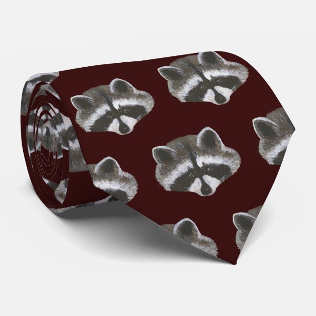 Cravate Raccoon (Roulé)