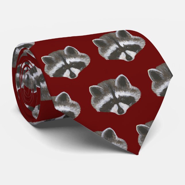 Cravate Raccoon (Roulé)