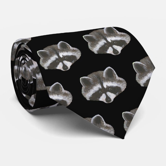 Cravate Raccoon (Roulé)