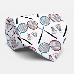 Cravate Rackets de Badminton Birdies Shuttlecocks