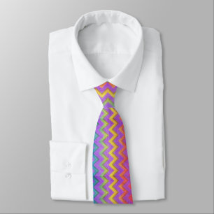 Cravate Rainbow Chevron par Shirley Taylor