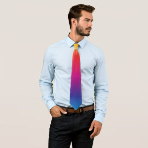 Cravate Rainbow Gradient Gay Pride Neck Tie