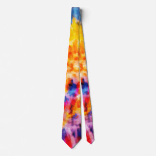 Cravate *~* Rainbow Psychodelic rétro Hipster Tie Dye Crav
