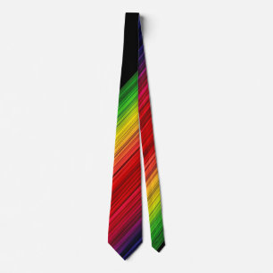 Cravate Rainbow Stripe Tie