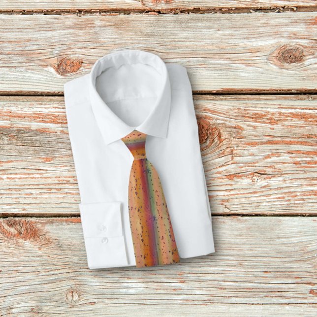 Cravate Rainbow Trout Skin Spotted Striped Pattern Tie (Créateur téléchargé)