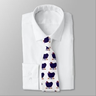 Cravate Ram Sheep Goat Lunar Year in Purple Tie