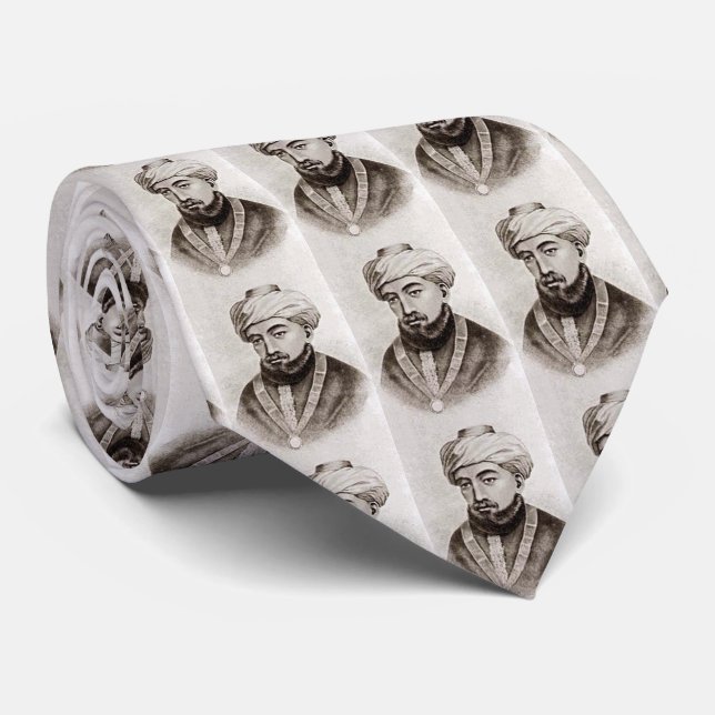 Cravate Rambam AKA Maimonides 1135 - 1204 (Roulé)