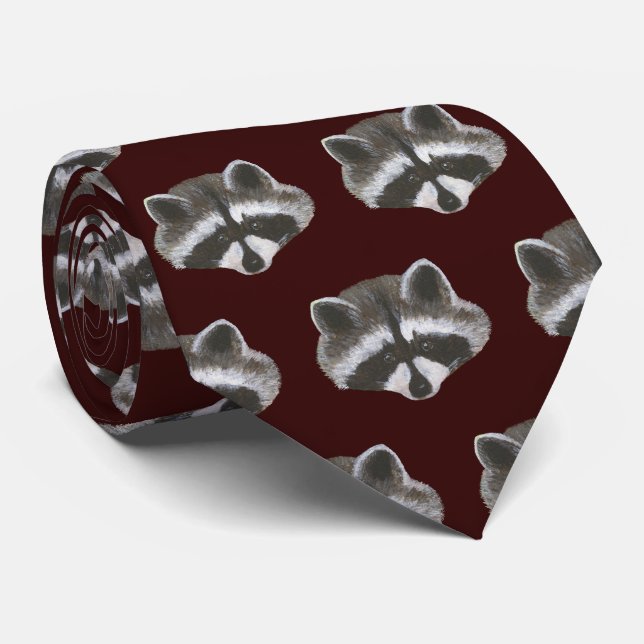 Cravate Raton laveur (Roulé)