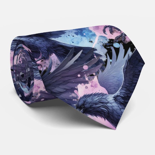 Cravate Raven Neck Tie (Roulé)