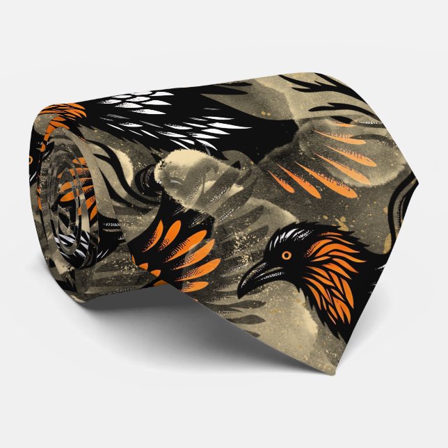 Cravate Raven Neck Tie (Roulé)