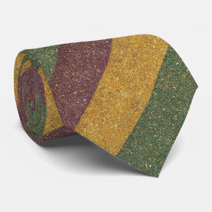 Cravate Rayé vintage de Mardi Gras