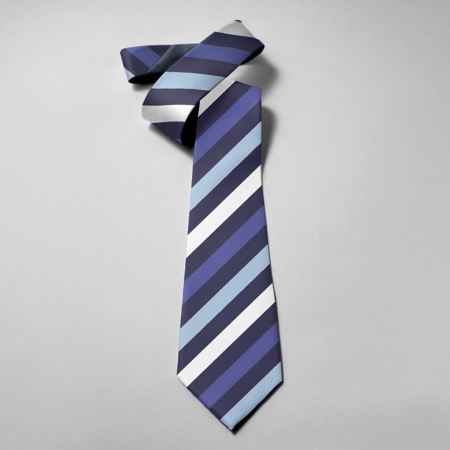 Cravate Rayures bleu marine Moderne Classique Mariage Affa (Créateur téléchargé)