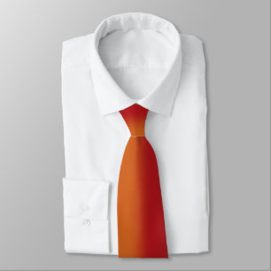 Cravate Rayures de course orange et rouge du Sud-Ouest 
