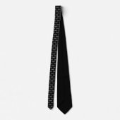 Cravate Rectangle Logo personnalisé Motif Entreprise (Dos)