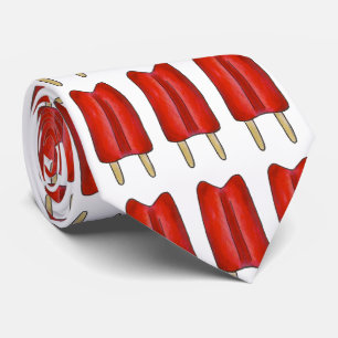 Cravate Red Blue Patriotic Twin Pop Popsicles 4 juillet
