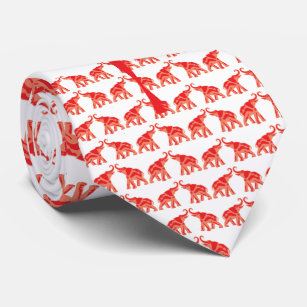 Cravate Red Elephant