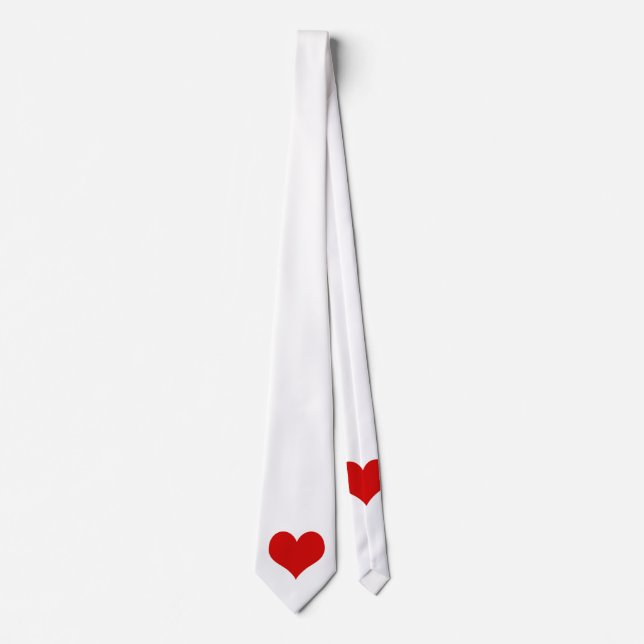 Cravate Red Heart (Devant)