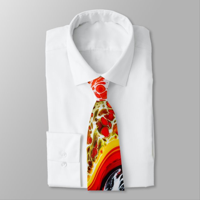 Cravate Red Hot Lava Men's Tie (Attaché)
