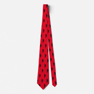 Cravate Red Rugby Player Tie