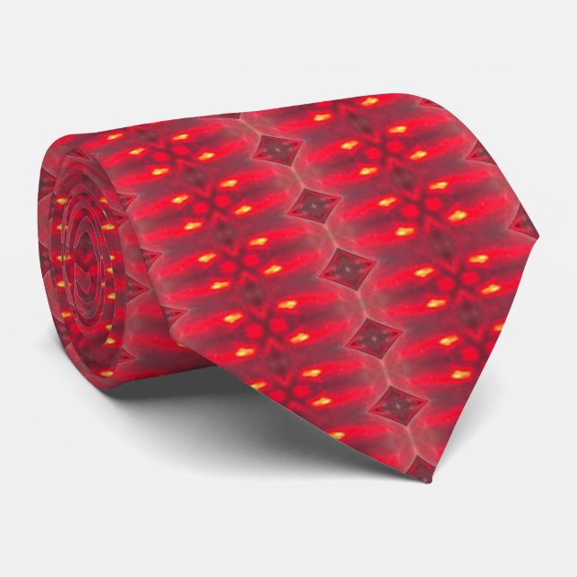 Cravate Red Sparks Tie (Roulé)