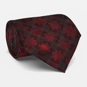 Cravate Redoutable – Crimson Nocturne