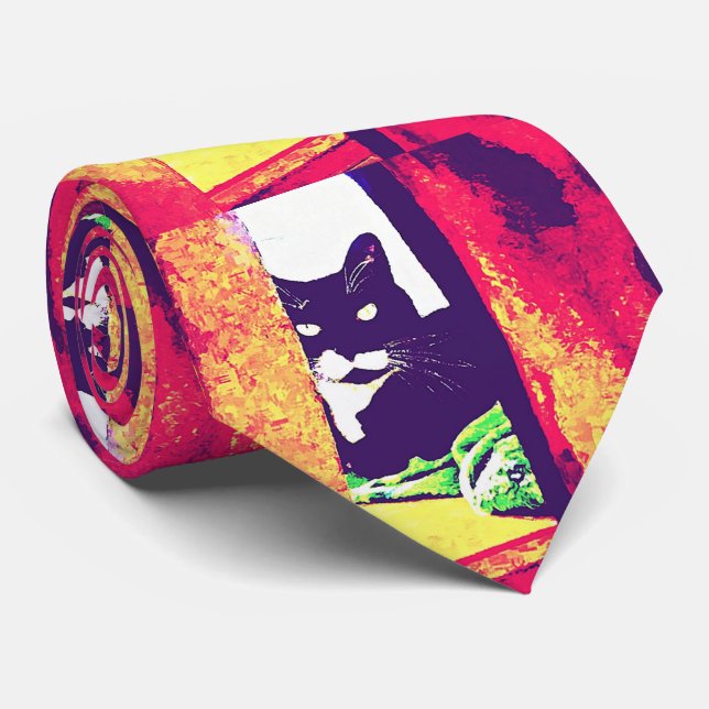 Cravate Regarder Lucy Peinture (Roulé)