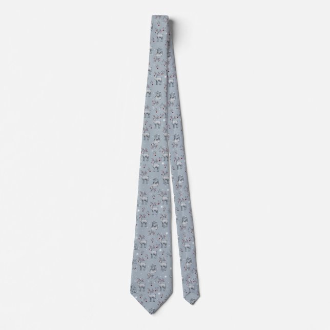 Cravate Reindeer Holiday Neck Tie (Devant)