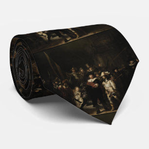 Cravate Rembrandt Van Rijn la montre de nuit