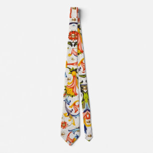 CRAVATE RENAISSANCE FLORENTINE EAUX FLORALES, FLEURS