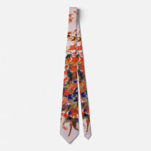 Cravate Renoir - La vie continue avec Fuscias