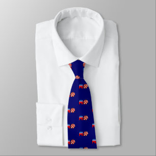 Cravate Republican Circus Elephant Tie