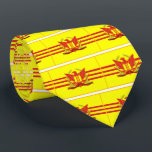 Cravate République de drapeau de forces militaires du<br><div class="desc">Le drapeau de la République des forces militaires du Vietnam (pré 1975). Utilisé à partir de 1955 à 1975.</div>