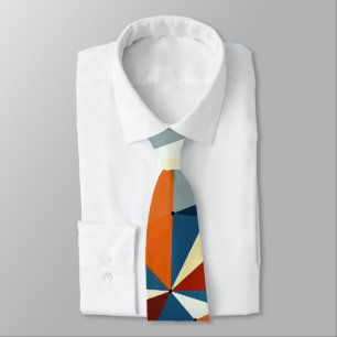 Cravate Réseau de triangles multicolores