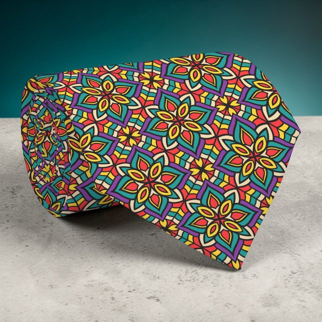 Cravate Retro 70s Classic Custom Necktie (Créateur téléchargé)