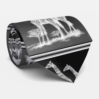 Cravate Rétros girafes africaines rares dans conception