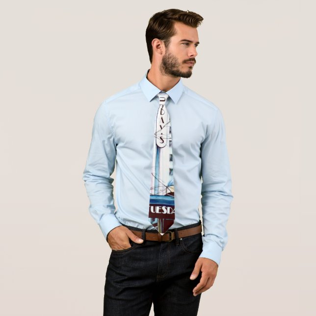 Cravate Réveillon du mardi gras (En situation)