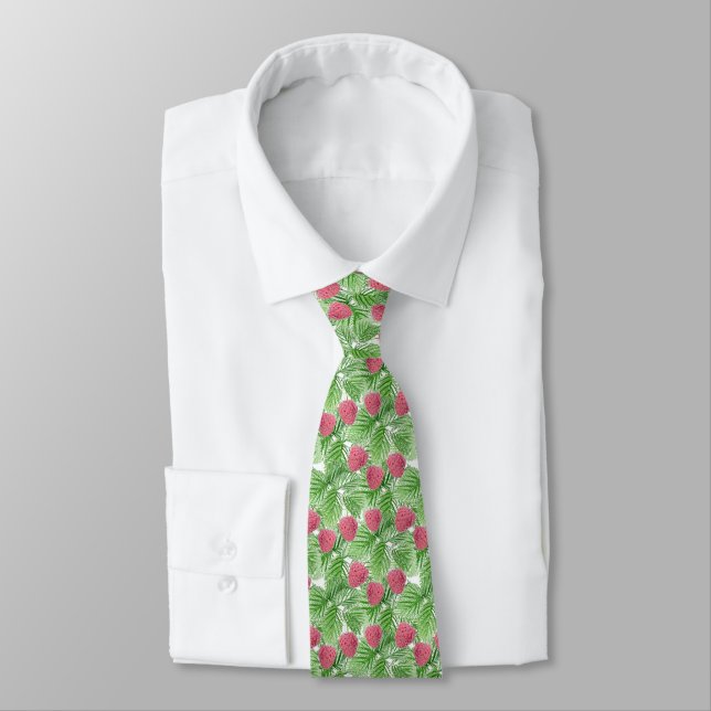 Cravate Ripe, baies, framboises (Attaché)