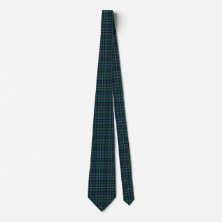 Cravate Robertson Chasse Tartan Plaid Motif
