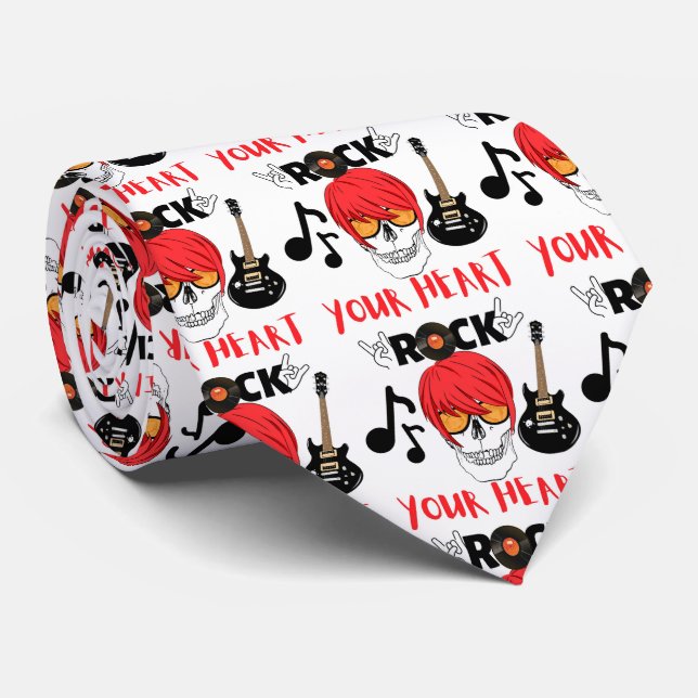 CRAVATE ROCK TON COEUR (Roulé)