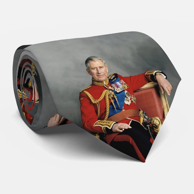 Cravate Roi Charles III (Roulé)