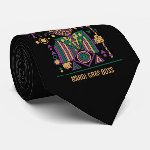 Cravate Roi personnalisé de Mardi Gras 2026
