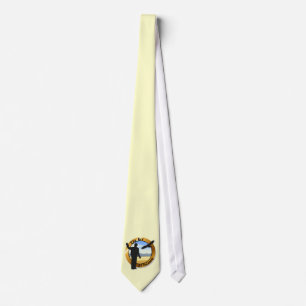 Cravate ronde du médaillon Falconer