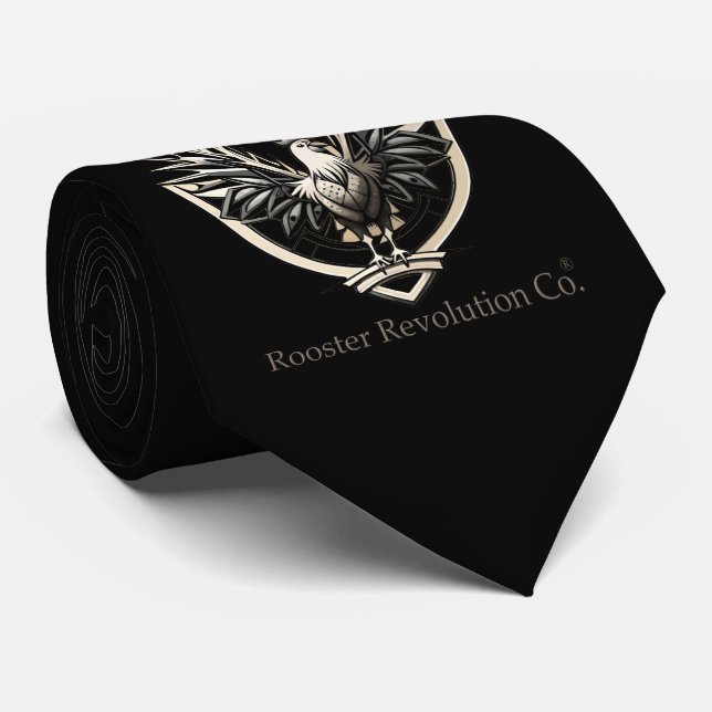 Cravate Rooster RevolutionWear : Défendre le système (Roulé)