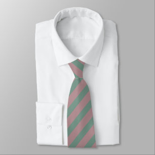 Cravate Rose B48E92 Dusty / Clover vert 769789 Stripes