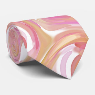 Cravate Rose du désert Swirl Necktie
