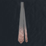 Cravate Rose Gold Fading Cascade Ombre Parties scintillant<br><div class="desc">Cette conception peut être personnalisée en choisissant l'option Modifier la conception. Vous pouvez également transférer sur d'autres objets. Cette conception ne contient pas de parties scintillant réelle. Contactez-moi à l'adresse colorflowcreations@gmail.com ou utilisez l'option conversation en haut de la page si vous souhaitez avoir cette conception sur un autre produit ou...</div>