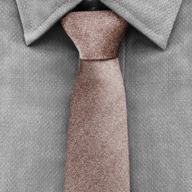 Cravate Rose Gold Pailleté Imprimé Mariage Garçons d'Honne (rose glitter groomsmen wedding tie)