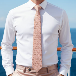 Cravate rose Gold Sparkles